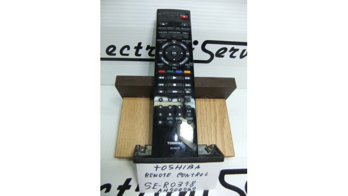 Toshiba  SE-R0378  remote control for dvd  .